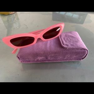 Nearly new Bubblegum pink Crap sunglasses